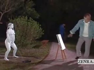 Titruar japoneze publike park statue burim prank