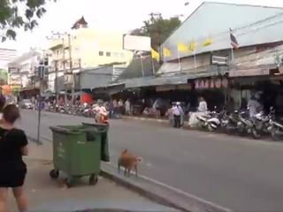 Pattaya pantai jalan raya thailand