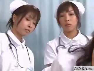 Милф япония medic instructs медицински сестри на надлежен ръчна работа