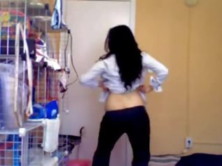 Asian girl Dancing And Stripping On Webcam