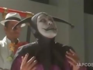 아시아의 glorious 바보 여배우 연극 divinity 에 코스프레 장면
