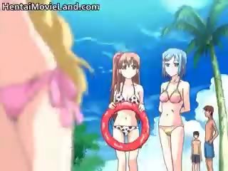 Extraordinary Nasty Anime bewitching Body great Tits Part4