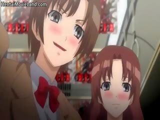 Innocent Brunette Anime Hoe Sucks cock Part4