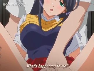 Bị kích thích hentai mademoiselle nhận cô ấy squirting lồn trêu chọc