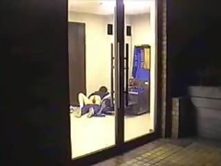 Young couple going at it in a stairwell (Japan)