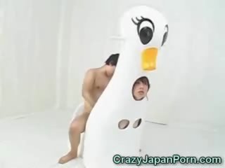 Японки duck adolescent facialed!